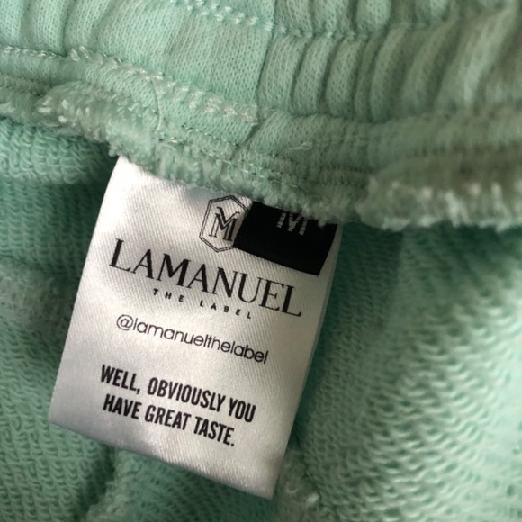 100% Cotton LaManuel Shorts Made in Poland S Mint Green - Picture 5 of 9